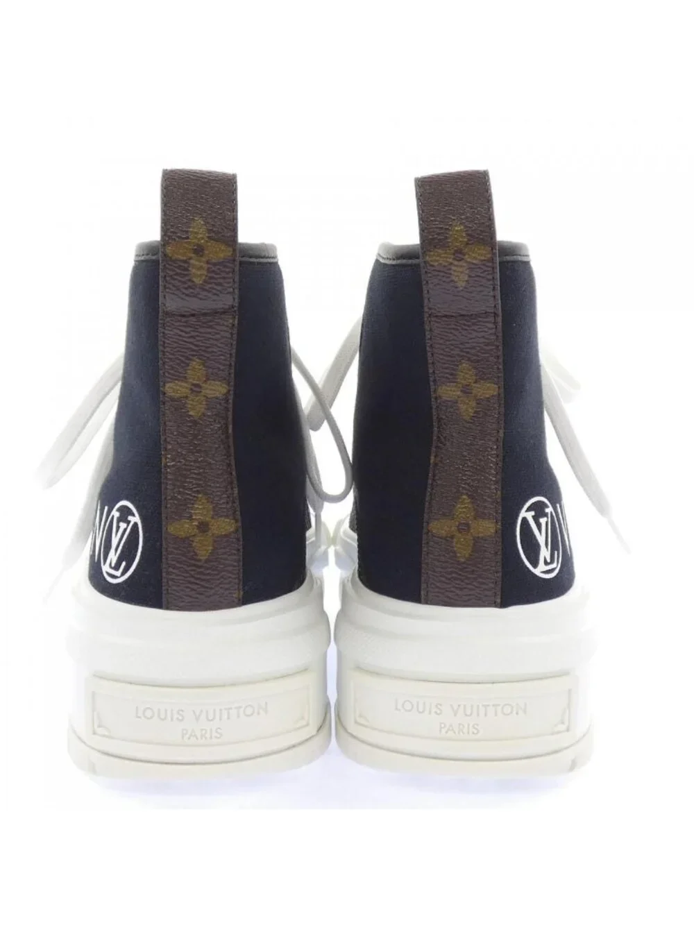 Louis Vuitton LV Circle Canvas Leather LV Squad Line Sneakers